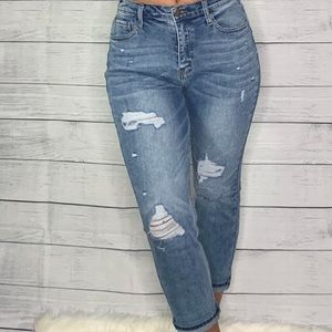 Vibrant MIU Mom Jeans